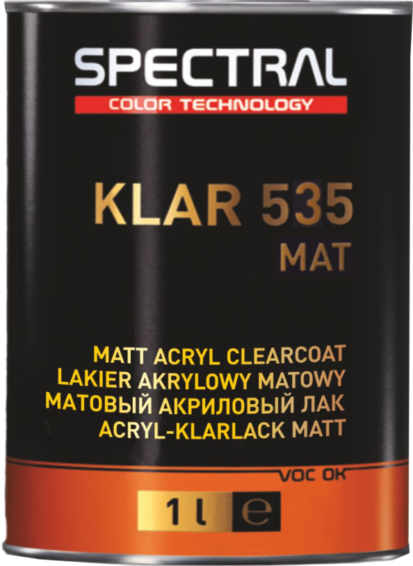 KLAR 535 MAT Two-component matt acryl clearcoat